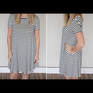 Black and white dress